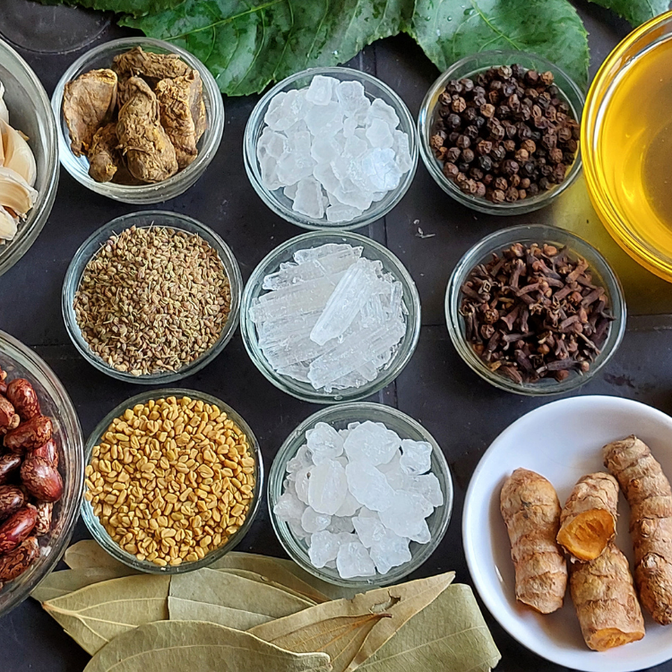 Voorbeelden van kruiden bij Ayurveda